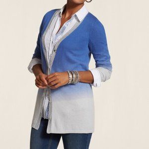 Chico's Ombre Shine Peyton Cardigan Sweater - NWT